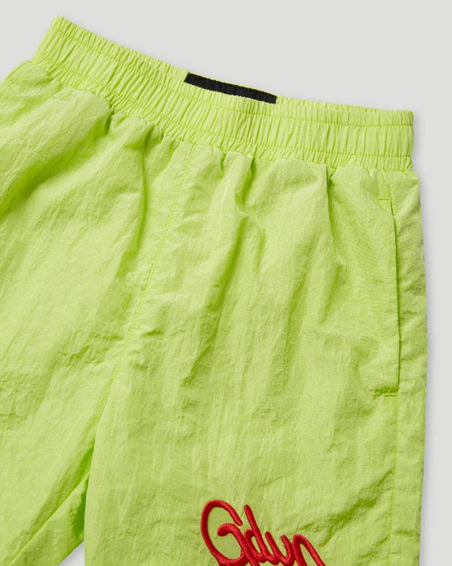 KIDS Handstyle Nylon Shorts Hyper Yellow - Image 3