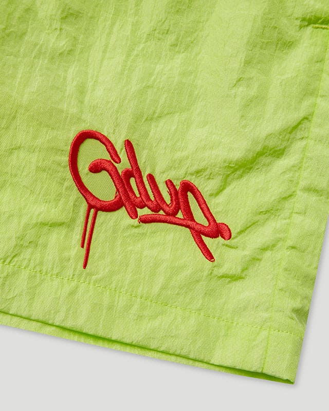 KIDS Handstyle Nylon Shorts Hyper Yellow - Image 2