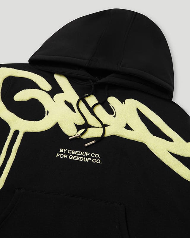 Handstyle Hoodie Black/Sorbet - Image 2