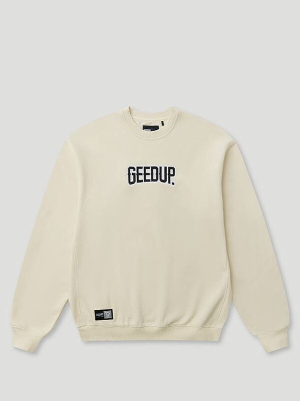 Core Logo Crewneck Cream/Navy