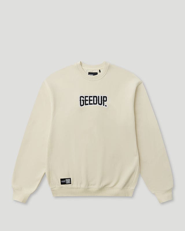 Core Logo Crewneck Cream/Navy