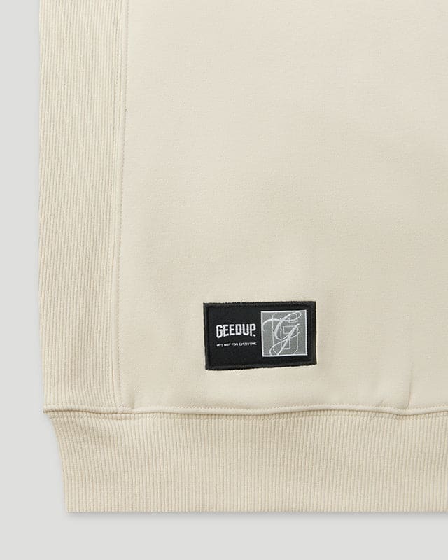 Core Logo Crewneck Cream/Navy - Image 3